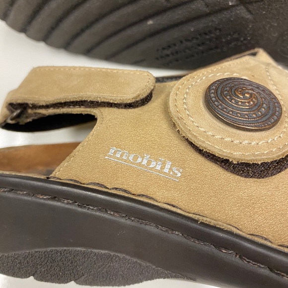 MEPHISTO mobils AIR RELAX women’s genuine leather sandals, Beige 39EU/ U… - Picture 6 of 16